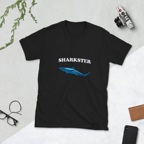 Shark funny Short-Sleeve Unisex T-Shirt - Image 4