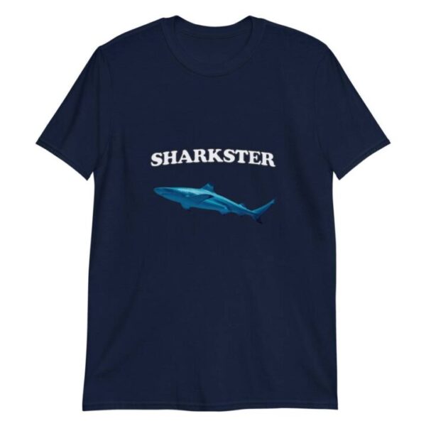 Shark funny Short-Sleeve Unisex T-Shirt - Image 3