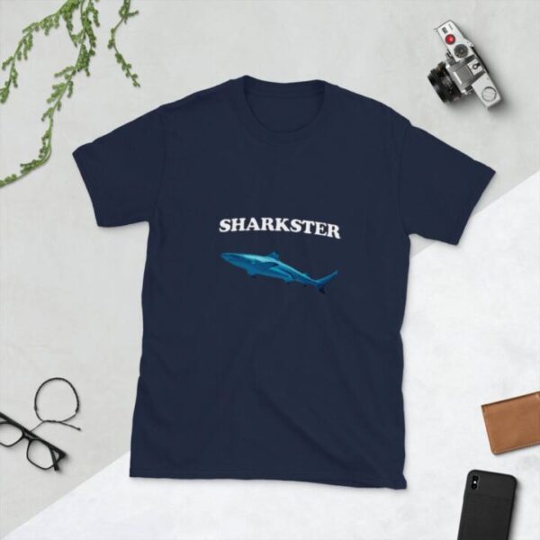 Shark funny Short-Sleeve Unisex T-Shirt - Image 5