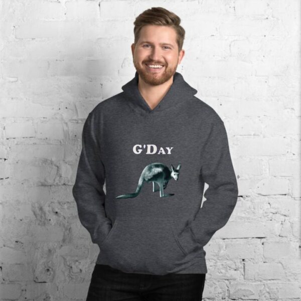 Funny Kangaroo Unisex Hoodie - Image 3