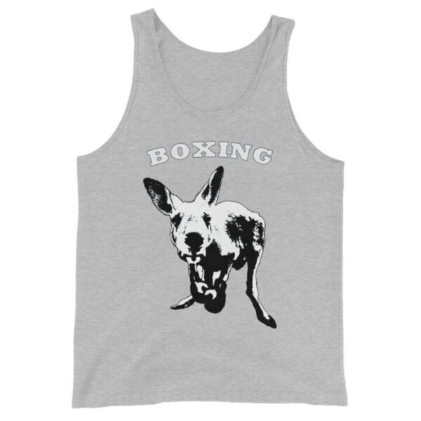 Funny Kangaroo in Boxing Gloves Unisex Tank Top - Image 5