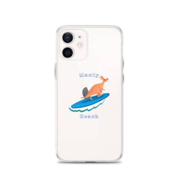 iPhone Case Kangaroo surfing on surf board in Manly Beach Sydney - Image 8