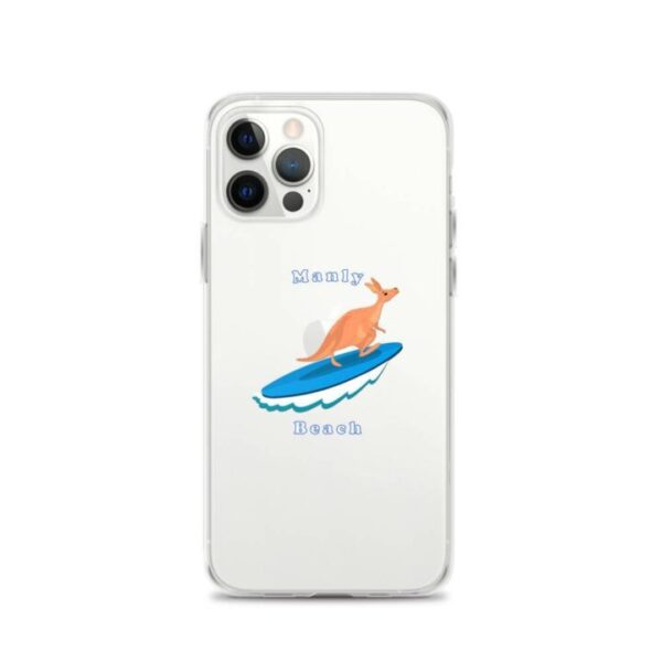 iPhone Case Kangaroo surfing on surf board in Manly Beach Sydney - Image 12