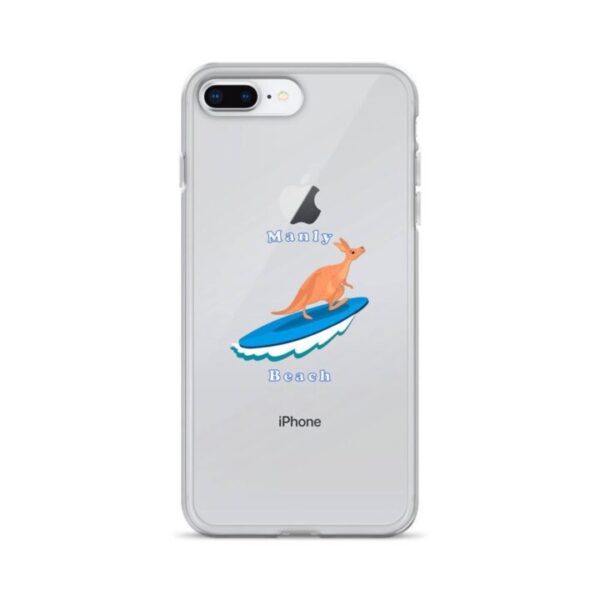 iPhone Case Kangaroo surfing on surf board in Manly Beach Sydney - Image 16