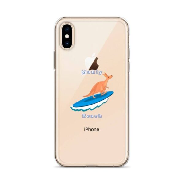 iPhone Case Kangaroo surfing on surf board in Manly Beach Sydney - Image 23