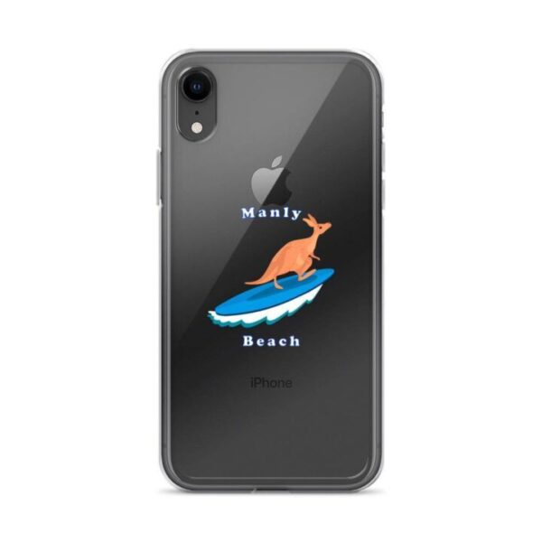 iPhone Case Kangaroo surfing on surf board in Manly Beach Sydney - Image 25