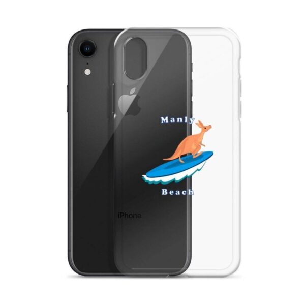 iPhone Case Kangaroo surfing on surf board in Manly Beach Sydney - Image 26