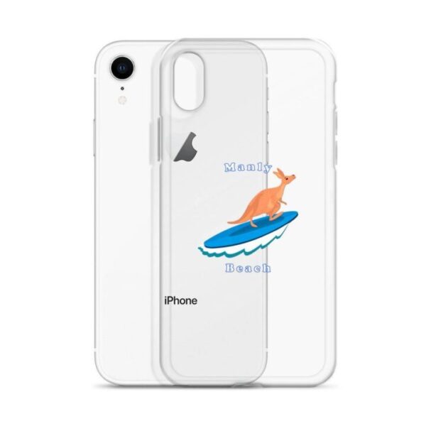 iPhone Case Kangaroo surfing on surf board in Manly Beach Sydney - Image 28