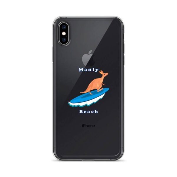 iPhone Case Kangaroo surfing on surf board in Manly Beach Sydney - Image 29