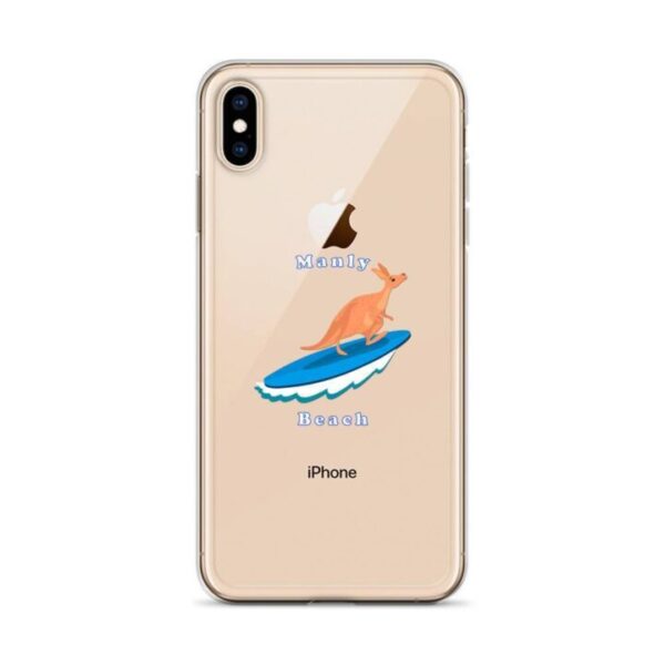 iPhone Case Kangaroo surfing on surf board in Manly Beach Sydney - Image 31