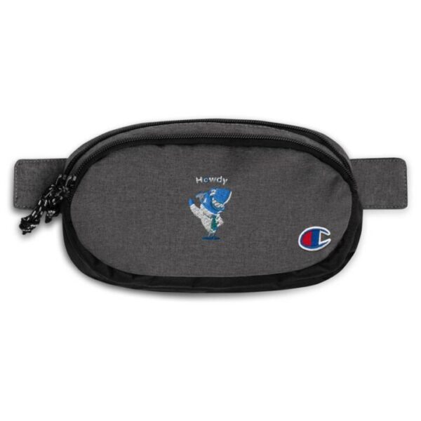 Cute shark Howdy Champion fanny pack