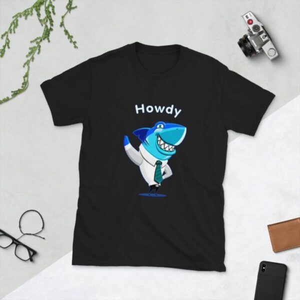 Cute Shark funny Short-Sleeve Unisex T-Shirt - Image 4