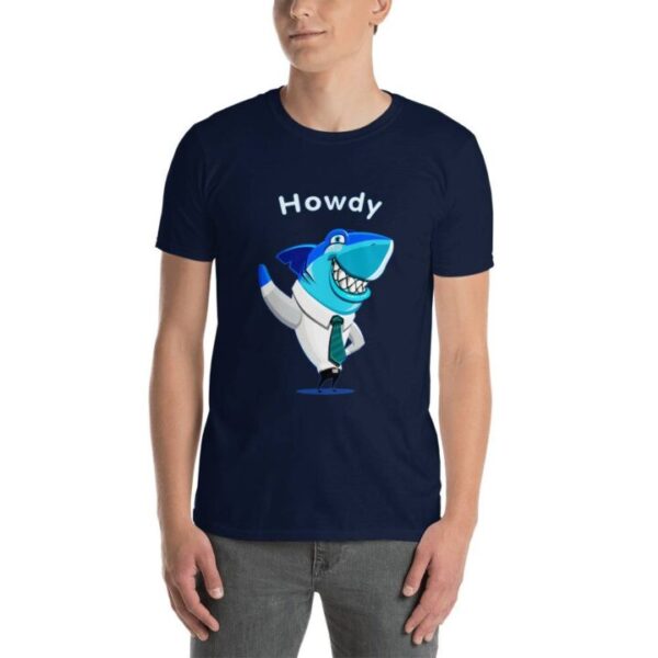 Cute Shark funny Short-Sleeve Unisex T-Shirt - Image 2