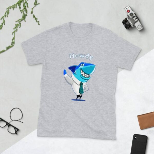 Cute Shark funny Short-Sleeve Unisex T-Shirt - Image 7