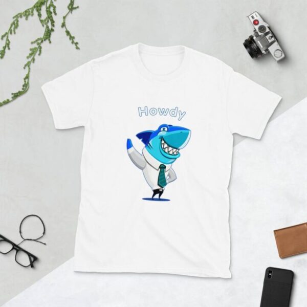 Cute Shark funny Short-Sleeve Unisex T-Shirt