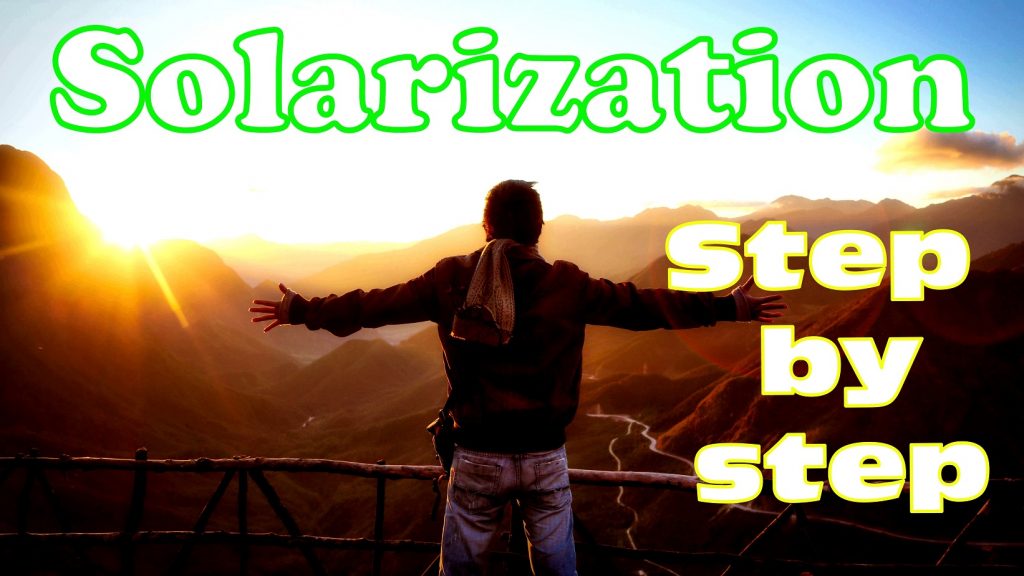How to heal retina with Solarization