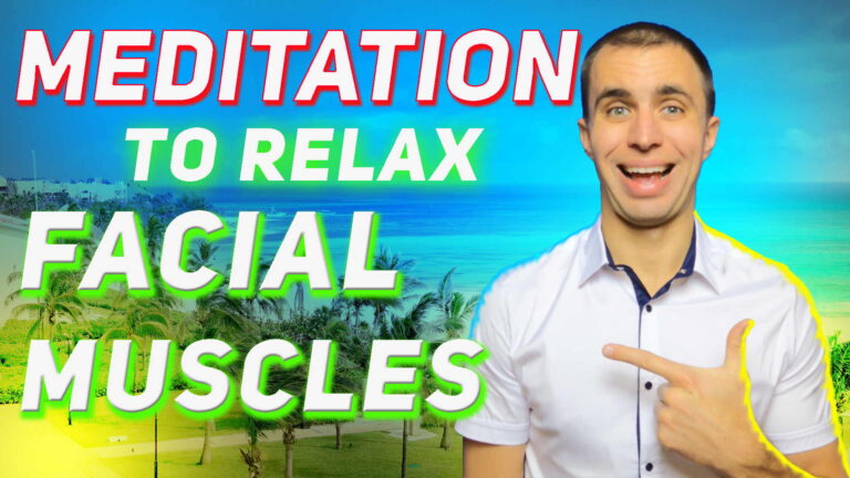 guided meditation to relax facial muscles
